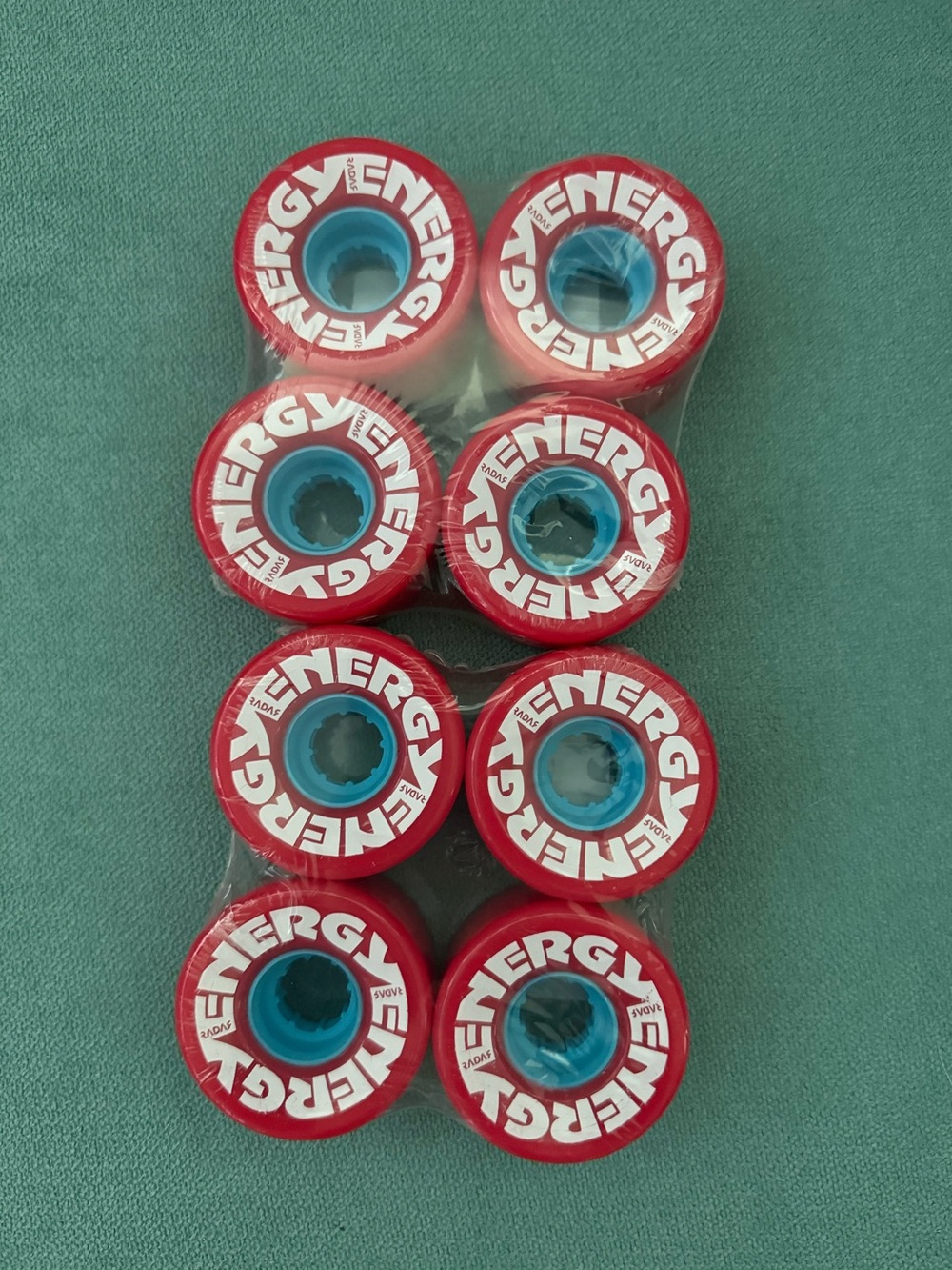 Radar - Red Energy 57mm x 78A Outdoor Wheel - Pack of 8